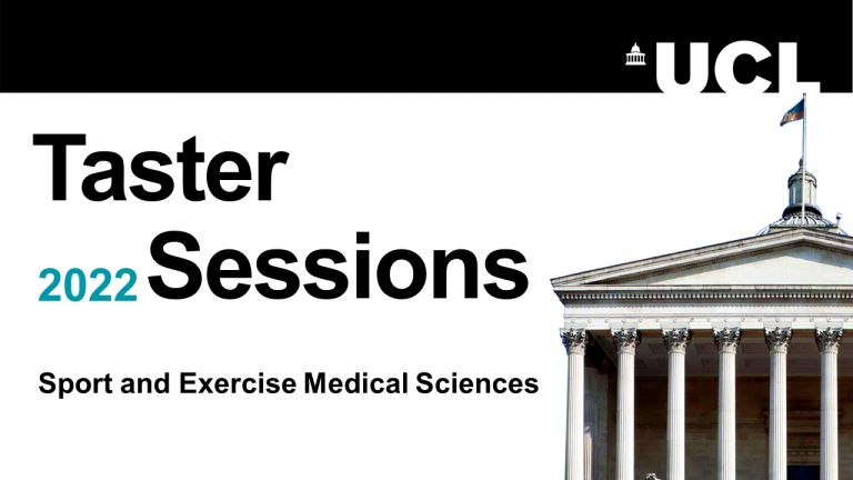 Sport and Exercise Medical Sciences Taster Session 2022