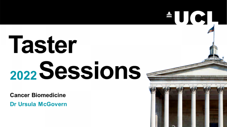 Taster Sessions 2022 - Cancer Biomedicine