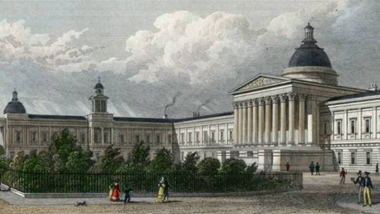 Historic view of UCL's main building