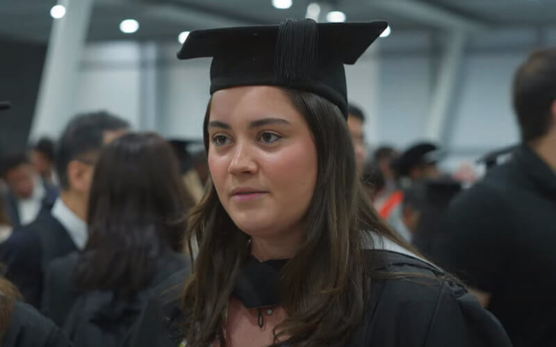 Lauren Isherwood at UCL graduation