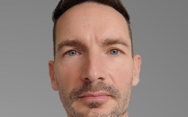 Laurent Arnaud Profile head shot grey background