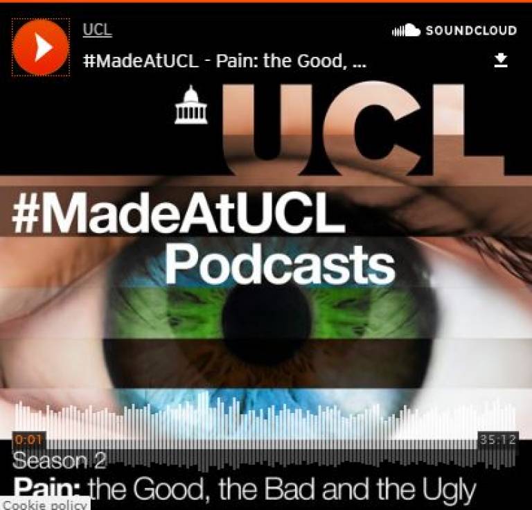 MadeAtUCL Podcast S2 Ep3: Pain: The Good, the Bad, and the Ugly
