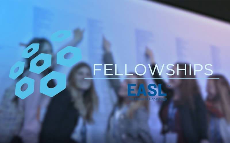 A poster for EASL fellowships