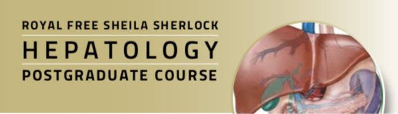 Poster for the Royal Free Sheila Sherlock Hepatology Postgraduate Course