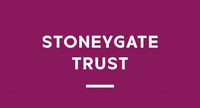 Logo for the Stoneygate Trust (in maroon)