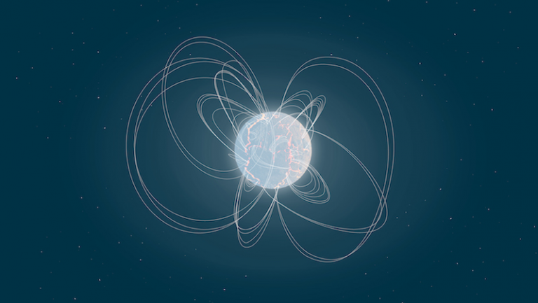 Illustration of a magnetar