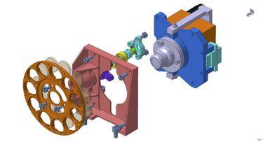 Mechanical configuration of WAC filter wheel