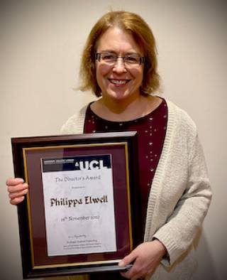 Director's Award winner Philippa Elwell