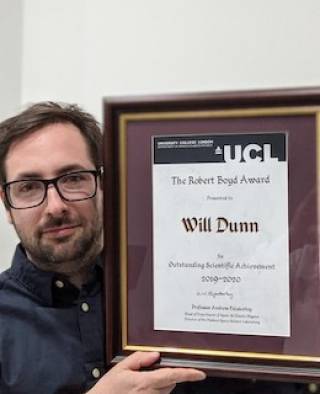 Robert Boyd Award winner William Dunn