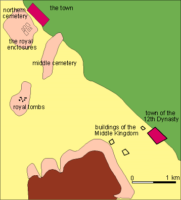 general map of Abydos