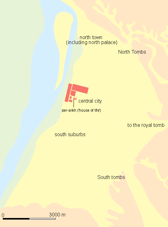 Tel El Amarna Map