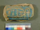 UC 11879, faience object with name Ahmes Nefertari