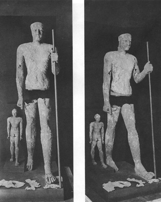 copper statues of king Pepy I, found at Hierakonpolis