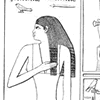relief showing Hathor-Neferhotepes, Saqqara