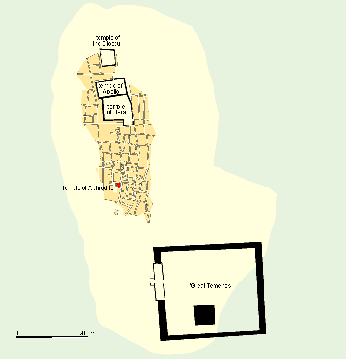 map of Naukratis