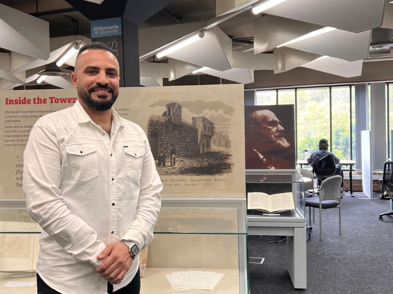 image of Alaa alkaabi at Newcastle library