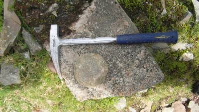 | Neolithic hammerstone from the heap