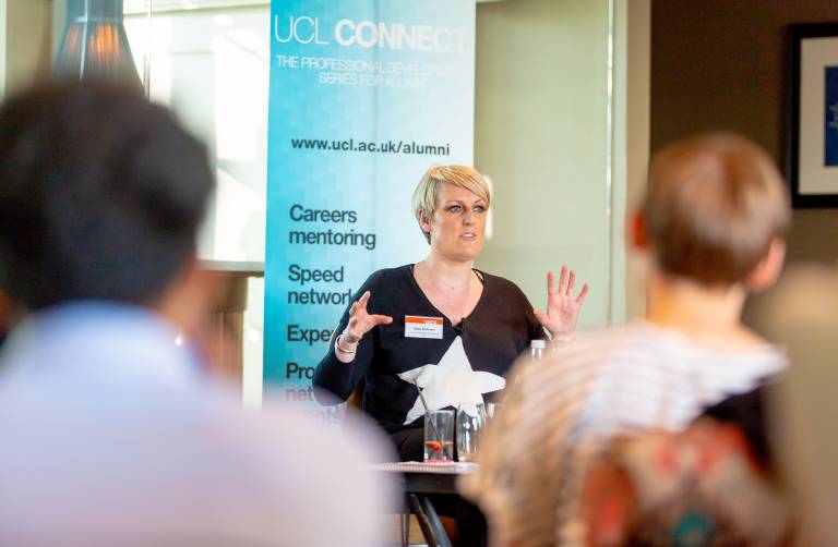 An image of UCL alumna Steph McGovern