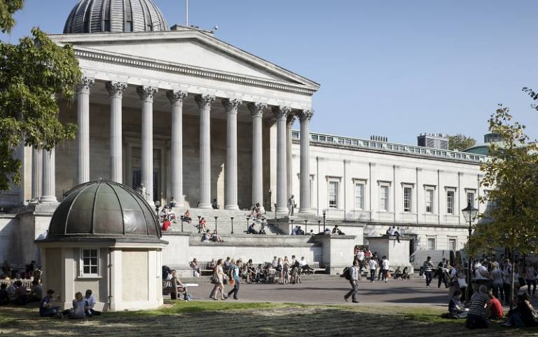 UCL's Portico and Quad