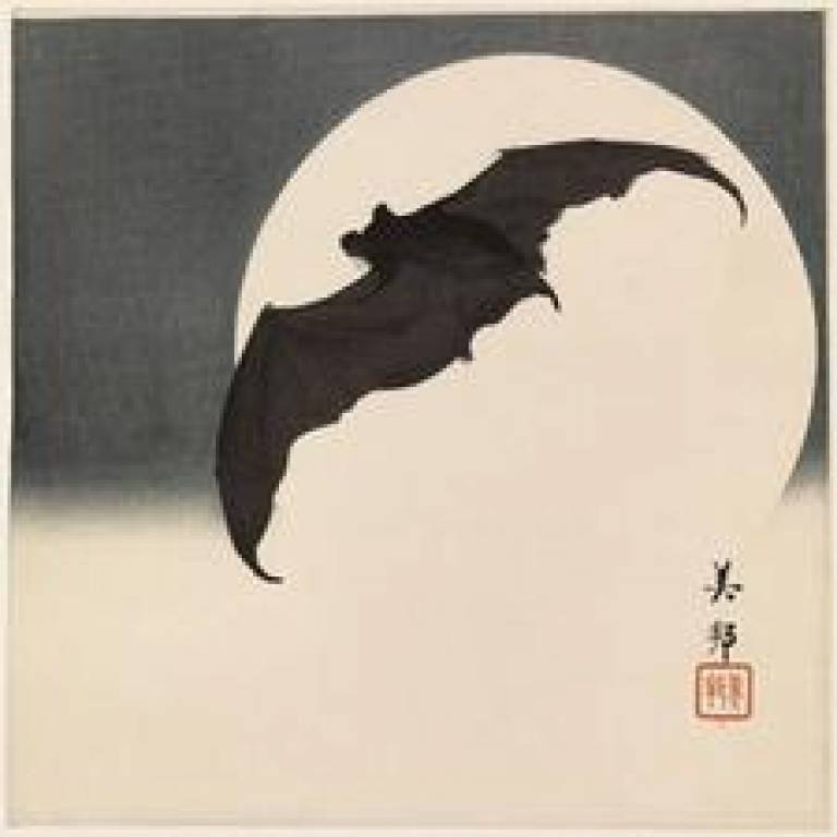 Yoshikuni Bat and Full Moon © UCL Art Museum