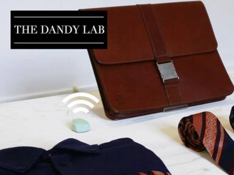 A bag and senor symbolising Dandylab