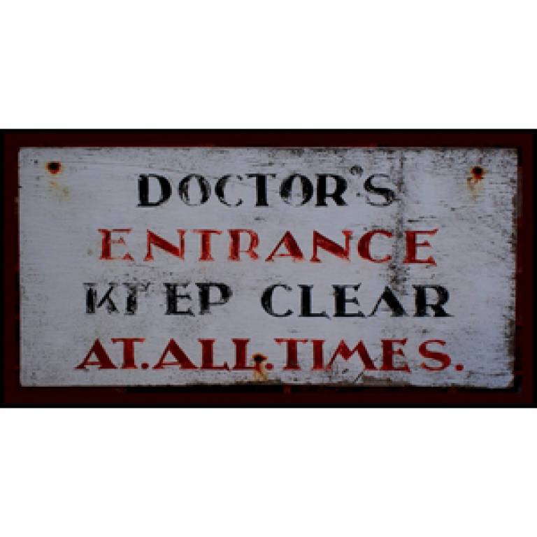 Doctors sign from Victoria Reay on Flickr (square)