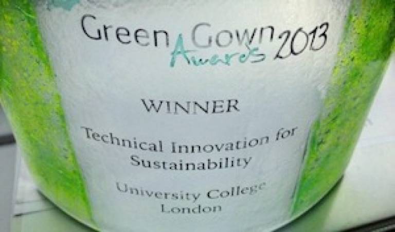Green Gown Award trophy