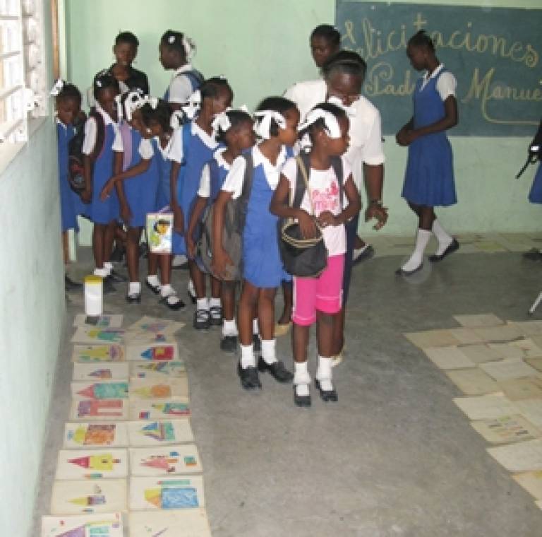 Haiti school girls
