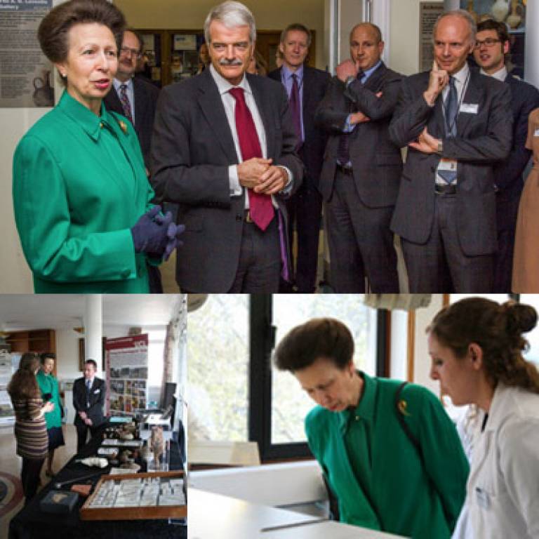 The Princess Royal visits UCL Institute of Archaeology