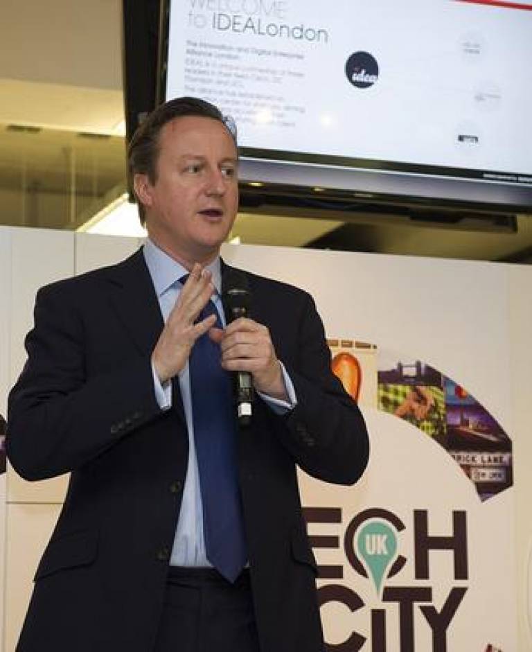 The Prime Minister opens IDEALondon