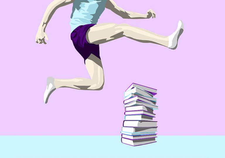 UCL athlete illustration