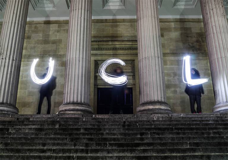 UCL light art