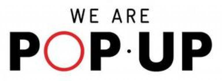 The logo for We Are Pop Up