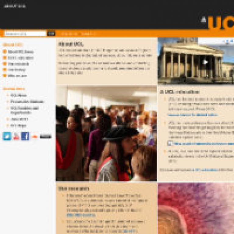About UCL website revamp