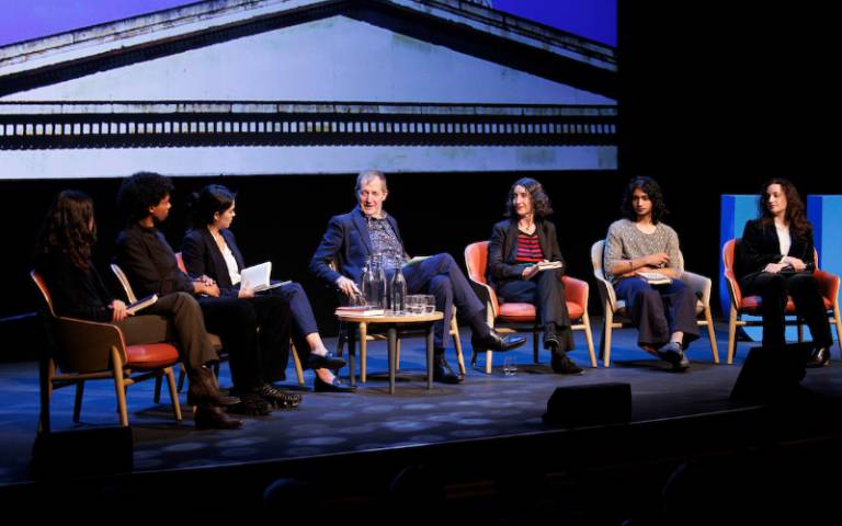 Alistair Campbell joins a panel debate at UCL's Bloomsbury Theatre