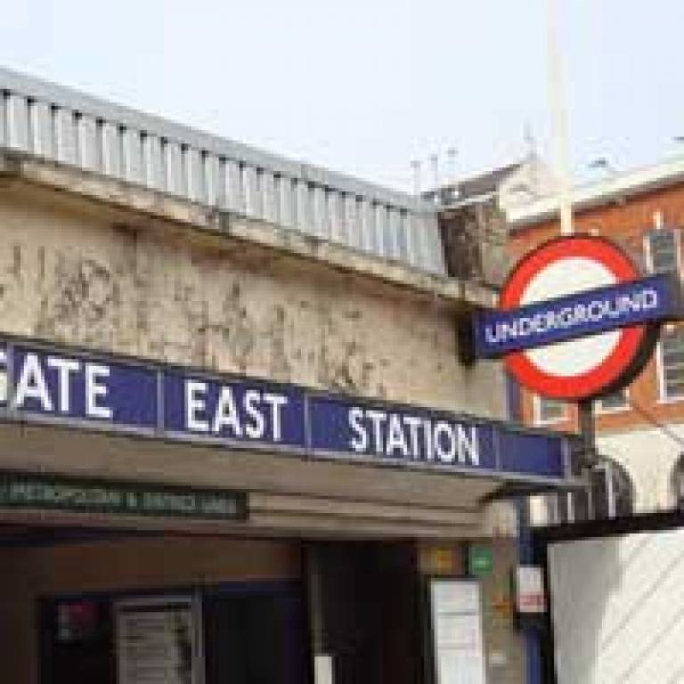Aldgate East underground station