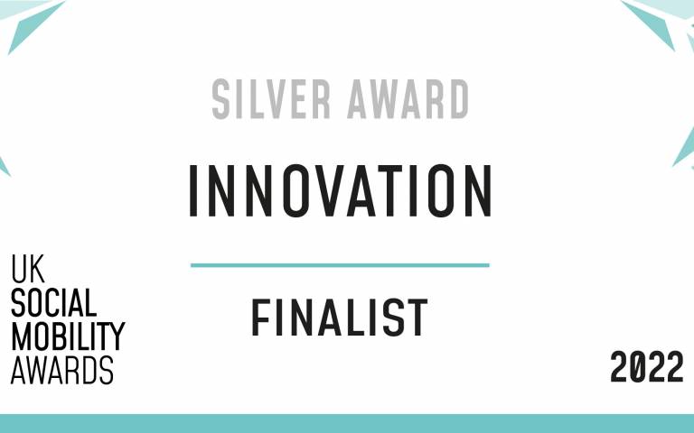 UCL received a silver award at the UK's Social Mobility Awards 2022