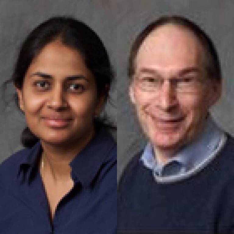 Dr Shanthi Muttukrishna and Dr Ray Noble
