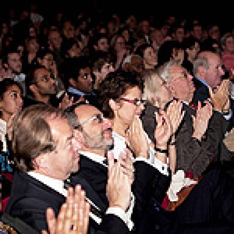 Audience at the honorary degrees' ceremony