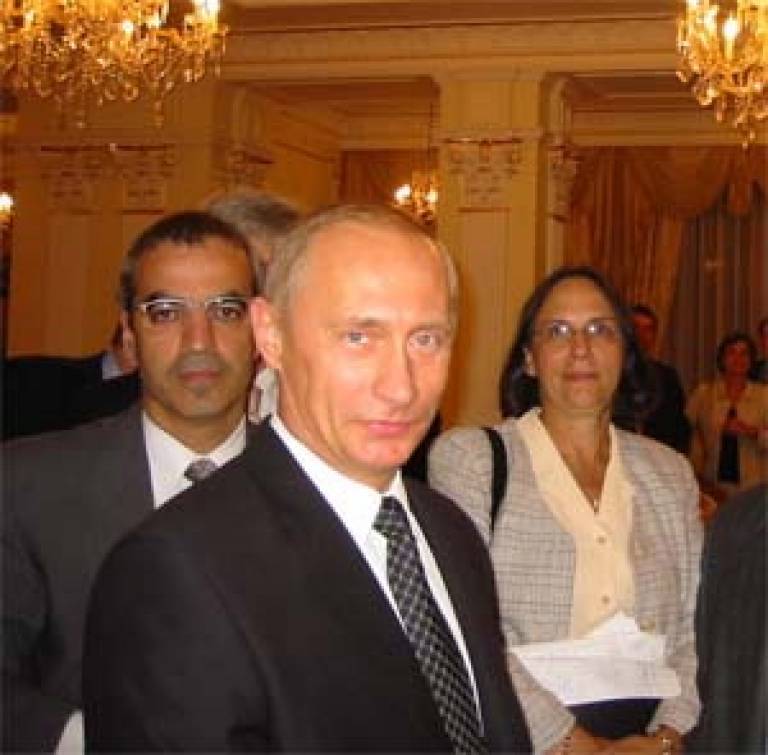 Dr Bassin with President Putin