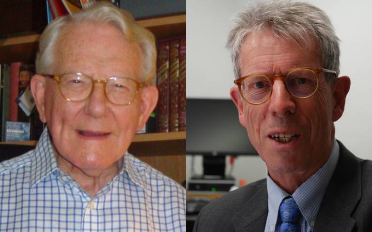 Dr Bob Morris and Professor Robert Hazell