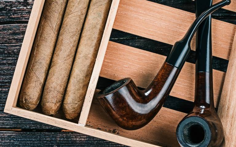 cigars and pipes