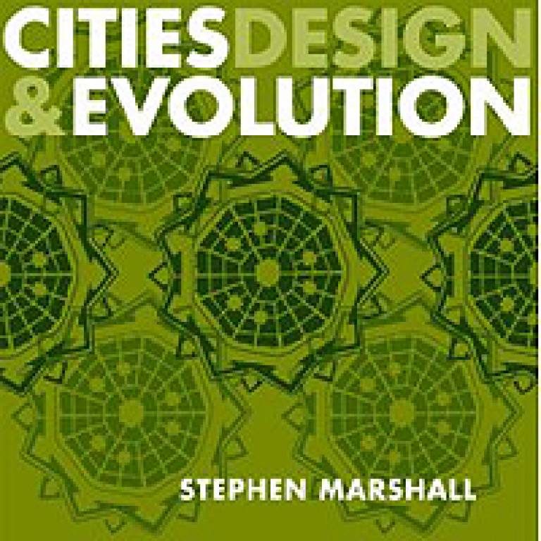 The cover of Cities Design and Evolution by Stephen Marshall