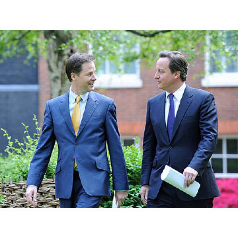 Nick Clegg and David Cameron
