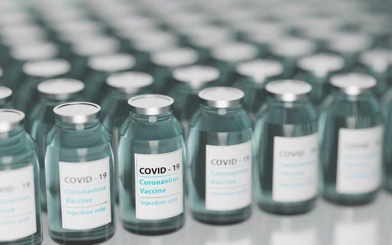 depiction of COVID-19 vaccine vial