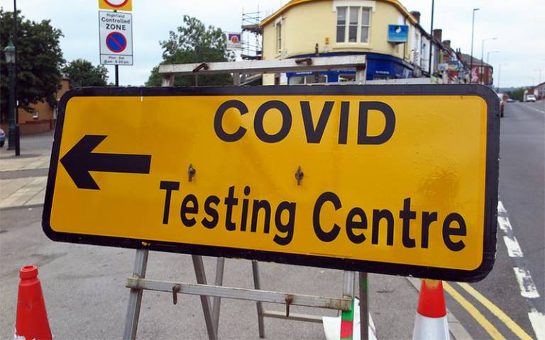Covid testing site