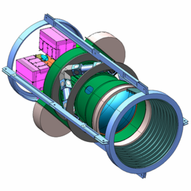 Illustration of the Dark Energy Survey camera