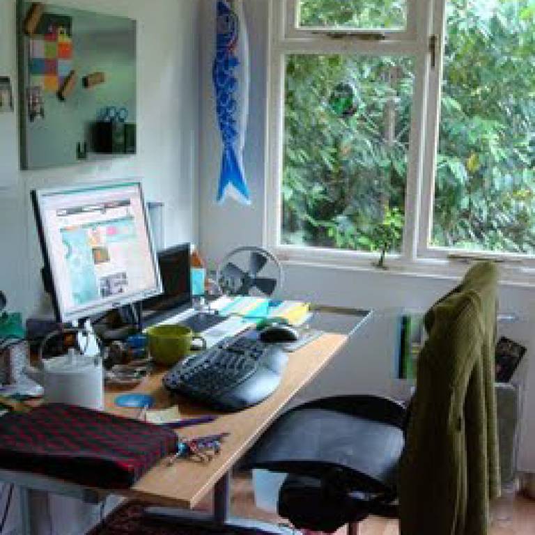 Melissa Terras' home office