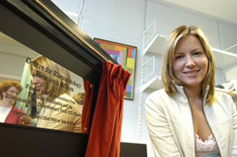 Dido opens the new research offices of UCL’s Centre for Rheumatology