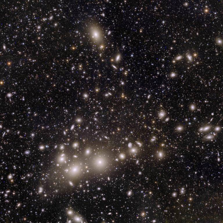 view of the Perseus cluster of galaxies